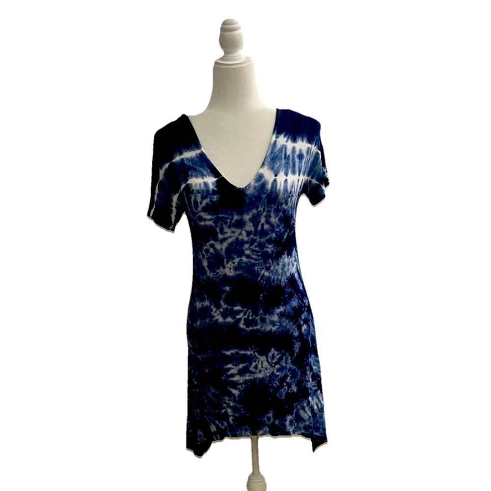 Tryst Tie-Dye T-shirt Dress Size Small Above The Knee